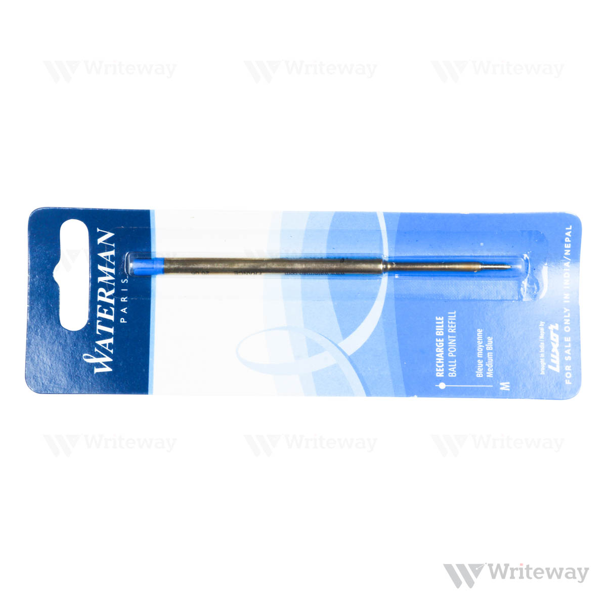 WATERMAN RECHARGE BILLE BALL POINT REFILL BLUE
